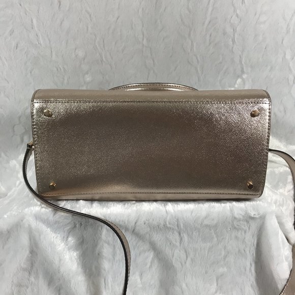 Kate Spade Reiley Laurel Way Rose Gold Satchel - Picture 5 of 10